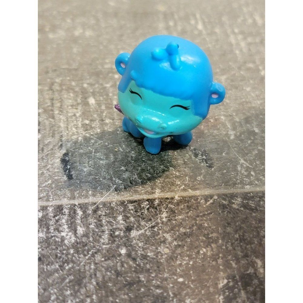 SML blue Monkey chimp purple glitter winged angel toy figure